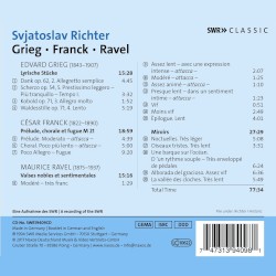 Grieg / Franck / Ravel