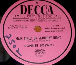 Main Street on Saturday Night / With One Red Rose