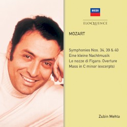 Symphonies nos. 34, 39, 40 / Eine kleine Nachtmusik