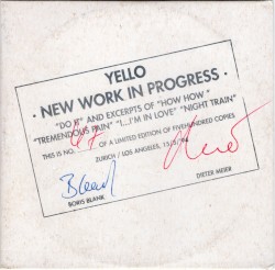 New Work In Progress