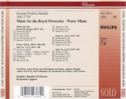 Music for the Royal Fireworks / Water Music