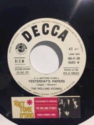 Yesterday’s Papers / Back Street Girl