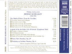 The Maid of Pskov (Ivan the Terrible) / Legend of the Invisible City of Kitezh / Fairy Tale / Fantasia on Serbian Themes