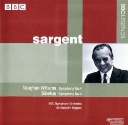Vaughan Williams: Symphony no. 4 / Sibelius: Symphony no. 4