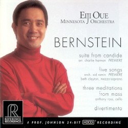 Suite from Candie / Five Songs / Three Meditations from Mass / Divertimento