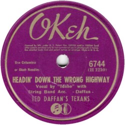 Headin’ Down the Wrong Highway / Shadow on My Heart