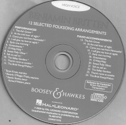 Benjamin Britten - 12 Selected Folksong Arrangements