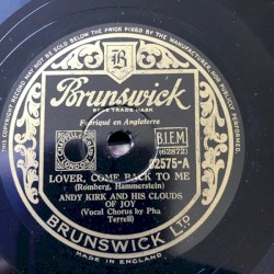 Lover, Come Back to Me / Poor Butterfly