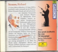 Also sprach Zarathustra / Don Juan / Till Eulenspiegel