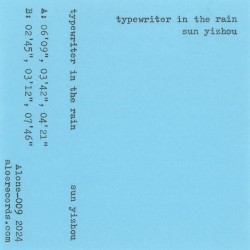 typewriter in the rain