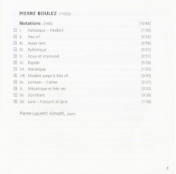 Boulez Conducts Boulez: ...Explosante-fixe... / Notations I–XII / Structures II
