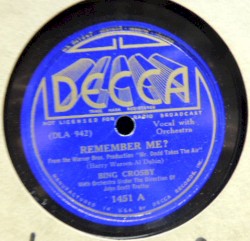 Remember Me? / I Still Love to Kiss You Goodnight