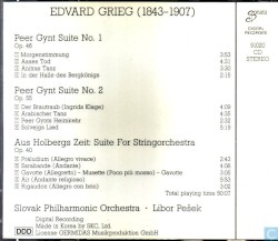 Peer Gynt Suites 1 & 2 / Suite in G major Op. 40 "Holberg Suite"