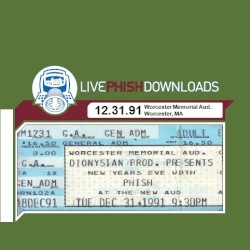 1991-12-31: Worcester Memorial Auditorium, Worcester, MA, USA