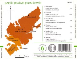 Gaelic Psalms from Lewis