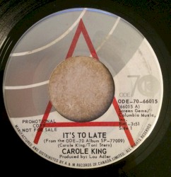 It’s Too Late