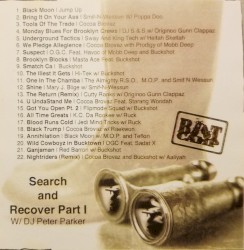 Search and Recover, Part I