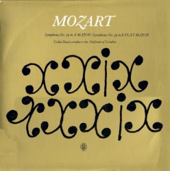 Symphony no. 29 in A major / Symphony no. 39 in E-flat major