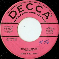 That's Right / Don’t Get Caught