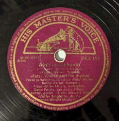 Moppin' and Boppin' / Ain't Misbehavin' (I'm Savin' My Love for You)