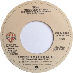 It Doesn't Matter at All