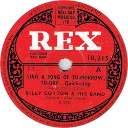 Sing a Song of To-Morrow, To-Day / Till Stars Forget to Shine