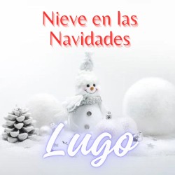 Nieve en las Navidades