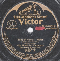 Song of Hawaii / Dainty Miss