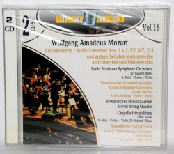 Violin Concertos nos. 1 & 2, KV 207, 211, and Other Beloved Masterworks