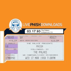 1993-03-17: The Palace, Hollywood, CA, USA