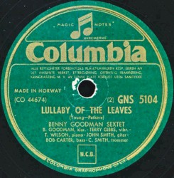 Lullaby of the Leaves / Temptation Rag
