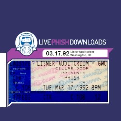 1992-03-17: Lisner Auditorium, George Washington University, Washington, DC, USA