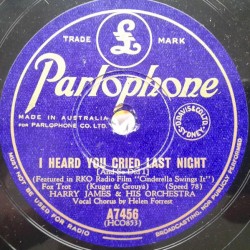 I Heard You Cried Last Night / Velvet Moon