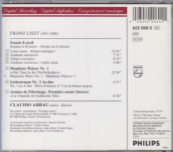Liszt: Sonata in B Minor / Mephisto Waltz