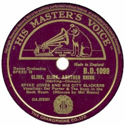 Clink, Clink, Another Drink / Hotcha Cornia (Black Eyes)