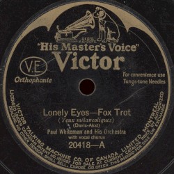 Lonely Eyes / Wistful and Blue