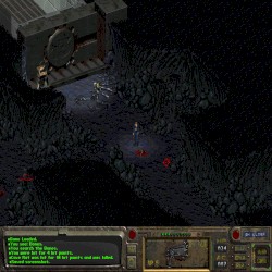 Playing Fallout 1 (Cavern Entrance) (With The Fan On)