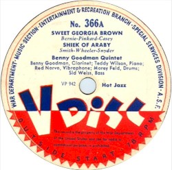 Sweet Georgia Brown / Shiek of Araby / Back O’ Town Blues