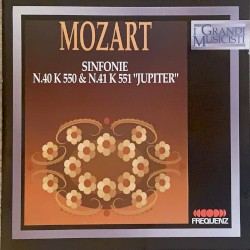Sinfonie n.40 K550 & n.41 K551 "Jupiter"
