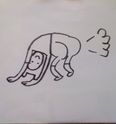 A PICTURE OF FINN FARTING