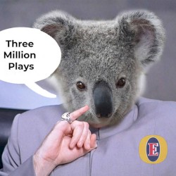 Celebrating 3,000,000 plays on Bandcamp/Soundcloud