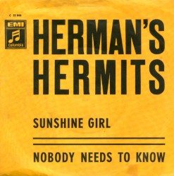 Sunshine Girl / Nobody Needs to Know