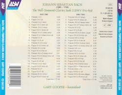 Bach: The Well-Tempered Clavier, Book II
