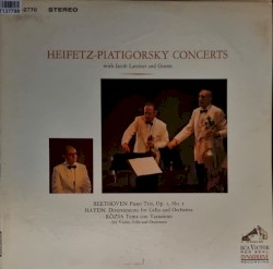 Piano Trio, Op. 1, No. 1 / Divertimento for Cello and Orchestra / Tema con Variazioni