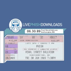 1989-06-30: Pearl Street Ballroom, Northampton, MA, USA