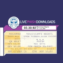 1992-03-30: Mississippi Nights, St. Louis, MO, USA