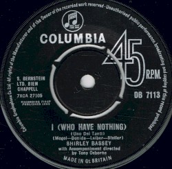 I (Who Have Nothing)
