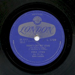Don't Cry My Love (The Faithful Hussar) / By The Fountains Of Rome