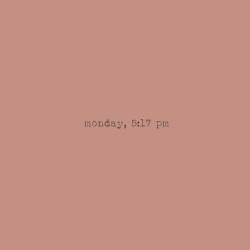 monday, 5:17 pm