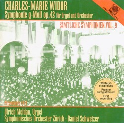 Sämtliche Symphonien, Vol. 9: Symphonie g-Moll, op. 42 für Orgel und Orchester